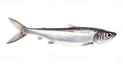 Anchovy Isolated On Transparent Background PNG File Cut Out AI