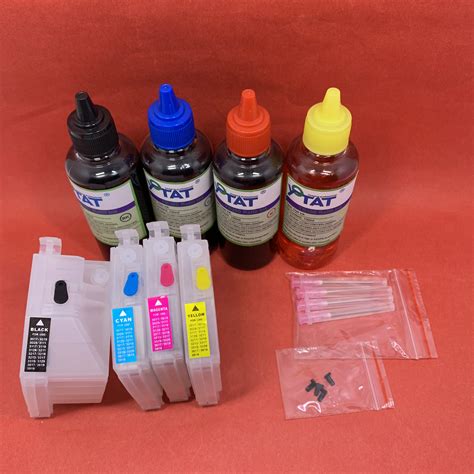 YOTAT 4Color 100ml Dye Ink LC3129XL Refillable Ink Cartridge LC3129 For