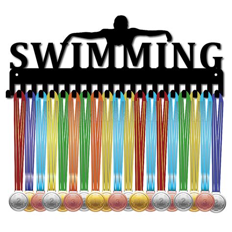 Wholesale Creatcabin Swimming Medal Holder Swimmer Medals Hanger