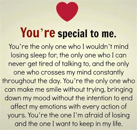 Youre Special To Me Simple Love Quotes Sweet Love Quotes Love