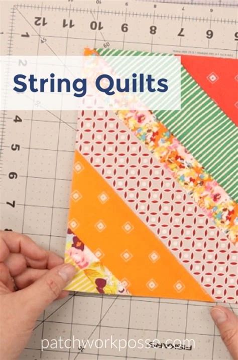 How To Make A String Quilt Quick Easy And Beautiful In 2024 String Quilt Strip Quilt