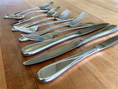 Oneida Flight Stainless Steel Flatware 10 Assorted Pieces Etsy