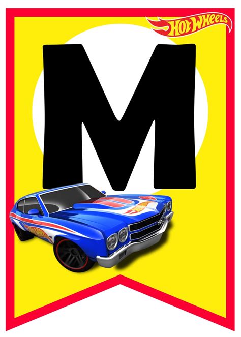 Banderines Banderin Hot Wheels