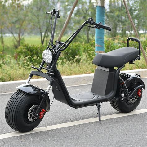 Adult Fat Tire Electric Scooter Double Seat Maximum Speed Mph W