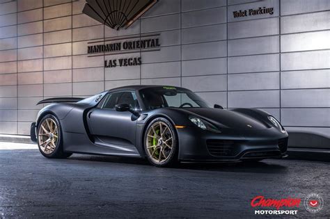 Porsche 918 Spyder - matte black | Porsche 918, Porsche, Sports car