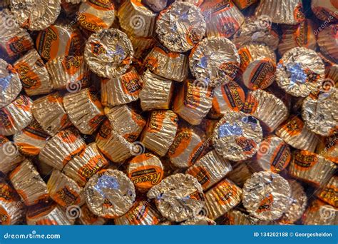 Reese`s Miniature Peanut Butter Cups Editorial Stock Photo Image Of