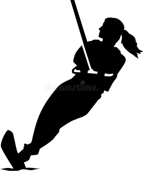 Water Ski Silhouette Stock Illustrations 2 919 Water Ski Silhouette