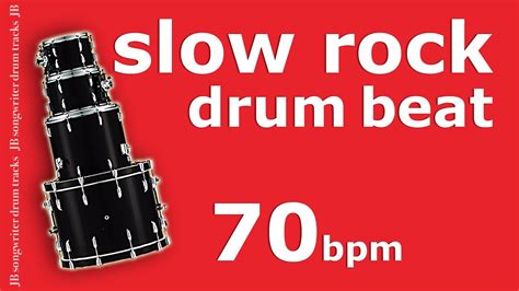 Slow Rock Drum Beat Bpm Minute Drum Backing Track For Bass