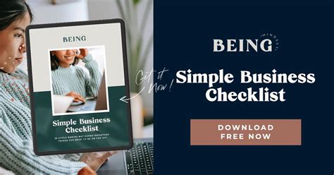 Free Simple Business Checklist Creative Business Incubator