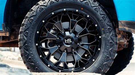 Hardrock Wheels H Devastator Gloss Black Milled Off Road Rims