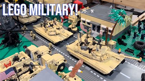 Epic Lego Military Base Youtube