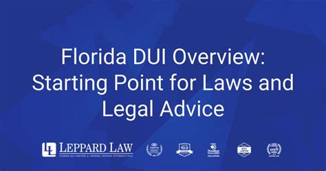 Florida DUI Overview Starting Point For Laws And Legal Advice