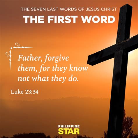 The Philippine Star On Twitter The Seven Last Words Of Jesus Christ 🕊