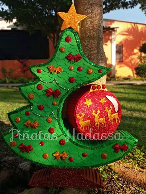 Piñata pino Piñatas navidad Piñatas originales navideñas Piñatas