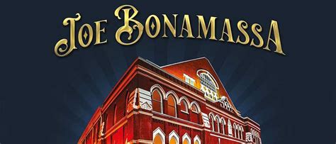 Joe Bonamassa Now Serving Royal Tea Live From The Ryman Album Review Louder