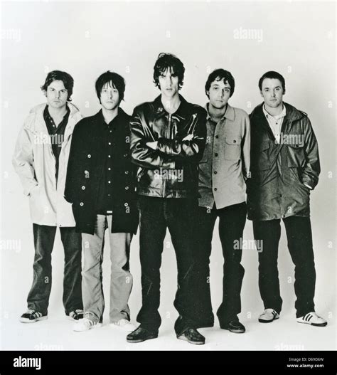 The Verve Promotional Photo Of Uk Rock Group About 1992 Stock Photo Alamy