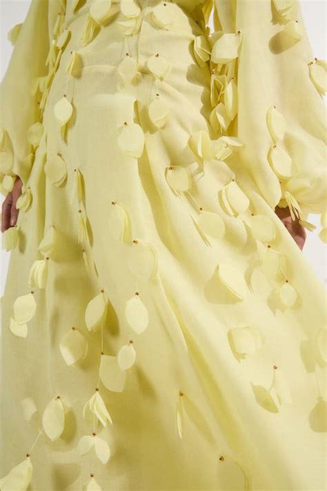 yellow applique woven maxi skirt karen millen usa