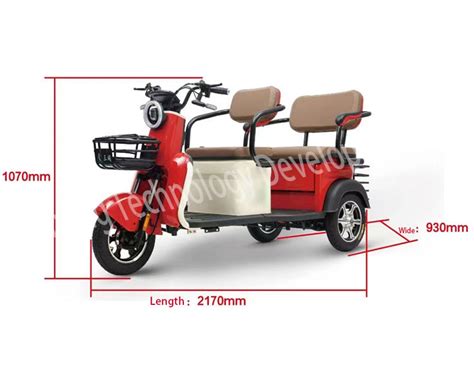 Wholesale New Product 3 Wheel Elderly Adult Folding Electric Tricycle