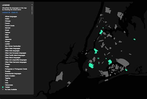 The Languages Of New York City In One Colorful Map