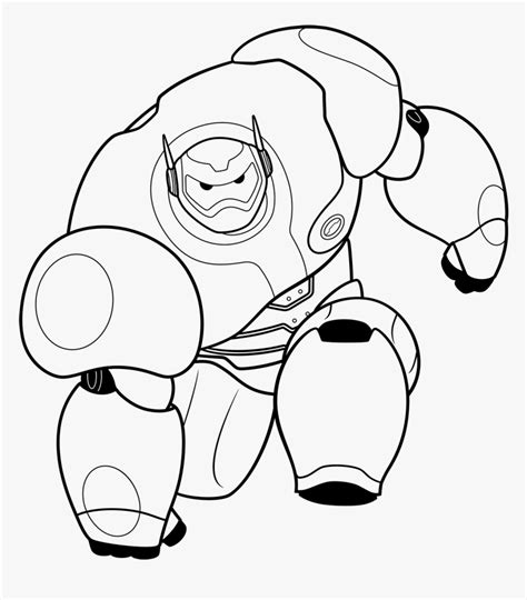 Big Hero 6 Bay Max Coloring Page Coloring Pages
