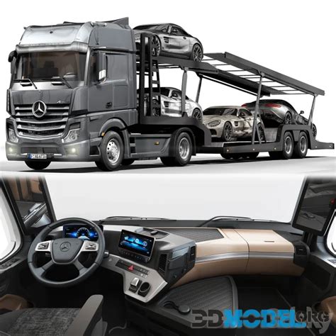 D Model Mercedes Actros