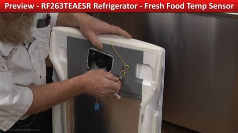 Samsung Refrigerator Too Warm In Fridge Fresh Food Temp Sensor Repair And Diagnostic Youtube