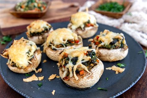 Gef Llte Champignons Aus Dem Backofen Rezept Eat De