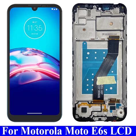 Tela LCD Sens Vel Ao Toque Para Motorola Moto E6s Original Montagem