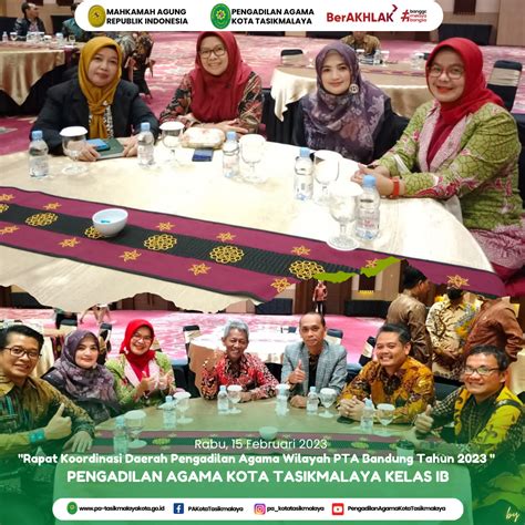 Rapat Koordinasi Daerah Pengadilan Agama Wilayah PTA Bandung Tahun 2023