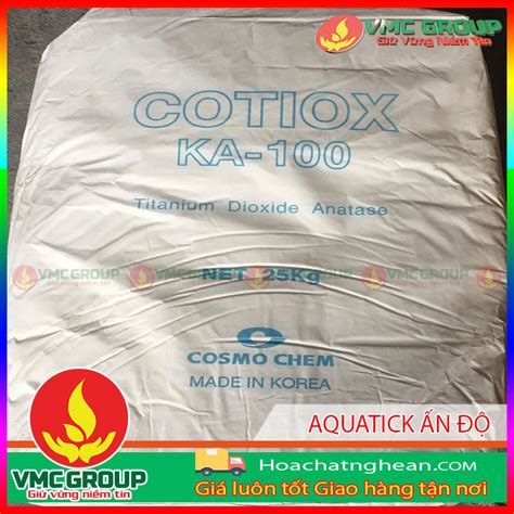 CUNG CẤP TITANIUM DIOXIDE KA100 HÀNG HÀN QUỐC BAO 25KG HÓA CHẤT NGHỆ