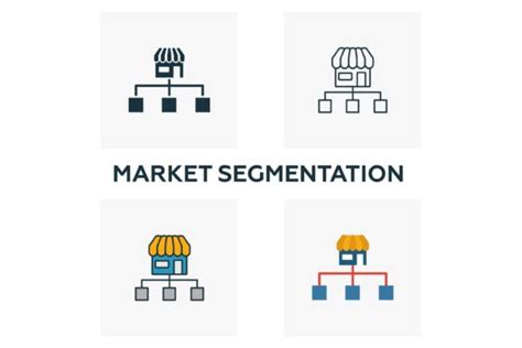 Market Segmentation Icon Set Graphic By Aimagenarium · Creative Fabrica