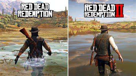 Red Dead Redemption Ps5 Vs Red Dead Redemption 2 Details Comparison