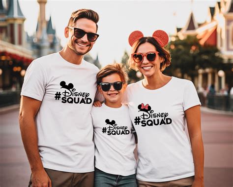 Disney Squad Shirt Disney Shirts Disney T-shirt Disney - Etsy