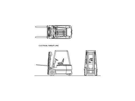 Forklift – Electrical Linde – Free CAD Blocks in DWG file format