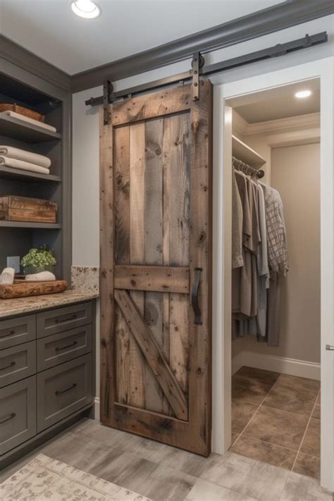 30 Barn Door Closet Ideas for a Rustic, Space-Saving Accent