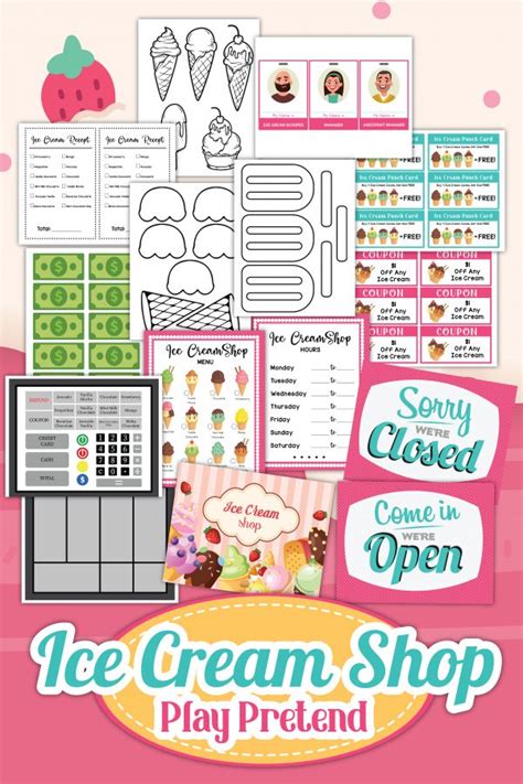 26 Free Ice Cream Cone Template Printables