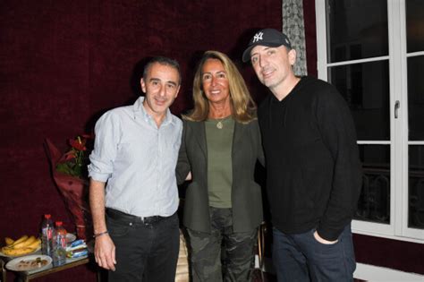 Photo Exclusif Elie Semoun Nicole Coullier Et Gad Elmaleh