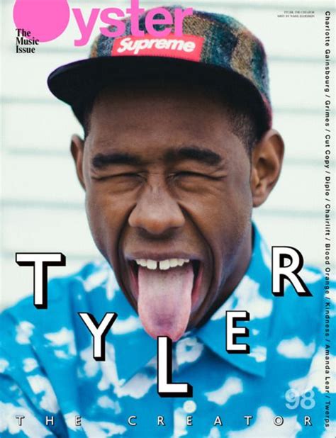 Oyster 98 Tyler The Creator Oyster Magazine Magazine Cover Layout