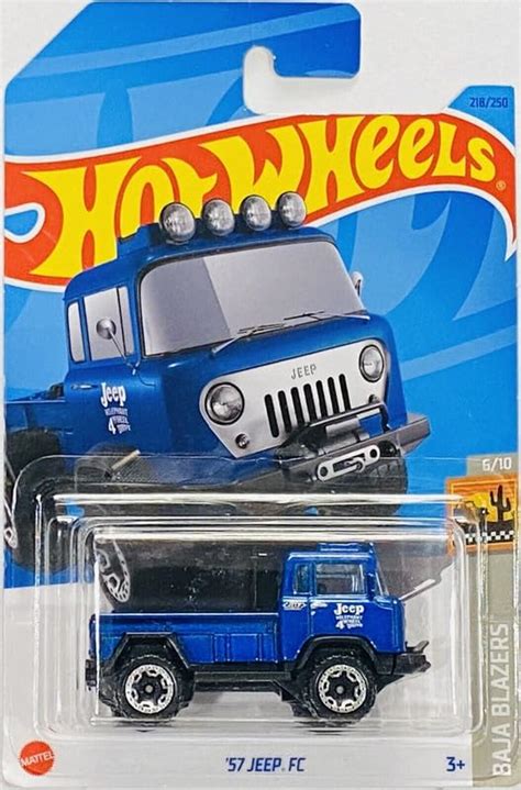 Hot Wheels 57 Jeep FC Baja Blazers Ages 3 And Up Blue Amazon In Toys Games