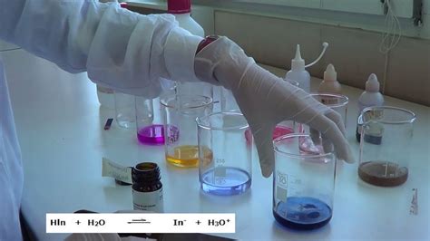 Ph Measurement Of Acidic And Basic Solutions With Different Indicators Youtube