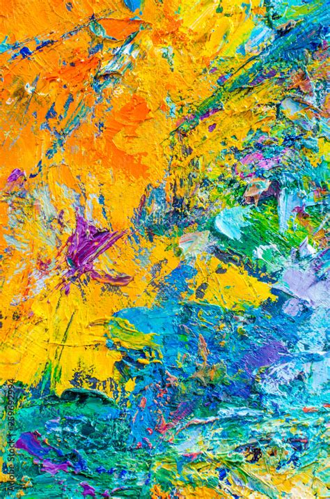 Abstract Oil Painting Wallpaper