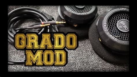 Grado Detachable Mod 3 5mm NAKED Tutorial YouTube