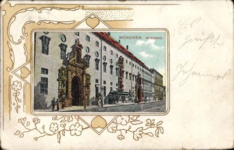 Ansichtskarte Postkarte M Nchen Bayern Residenz Akpool De