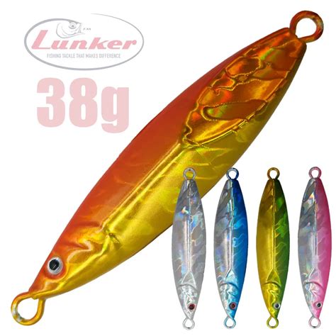 Lunker Metal Shore Jig 38g Slow Micro Jigging Long Cast Fishing Lure