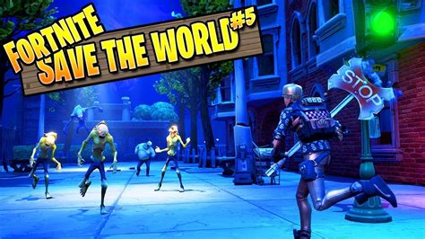 Fortnite Zombies Save The World Ep 5 Save The Survivors Fortnite Pve Campaign Youtube