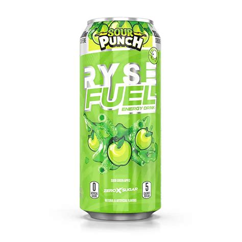 Ryse Fuel Zero Sugar Energy Drink Sour Green Apple Shop Sports And Energy Drinks At H E B