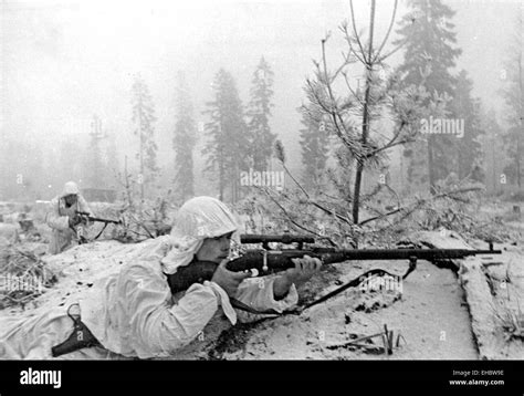 Soviet Arctic Warfare Snipers In 1944 Stock Photo Alamy