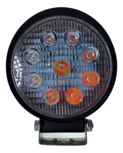 Faro Led Dually Redondo Blanco Ambar Pulgadas Lm Par Cuotas