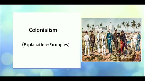 What Is Colonialism Explain With Examples In Urdu English Hindi