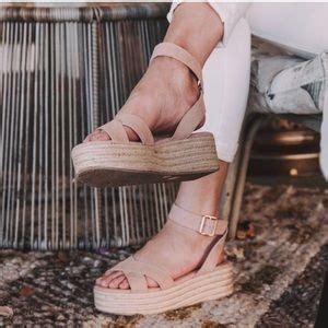 Chinese Laundry Shoes Chinese Laundry Nude Espadrilles Platform Wedges Poshmark
